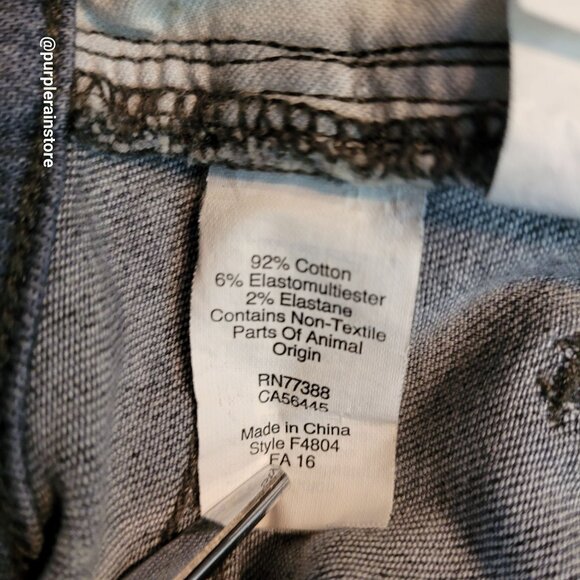 Madewell Jeans 28 Skinny Skinny 9" High Riser Shaw Wash F4804 Stretch Denim - Picture 5 of 11